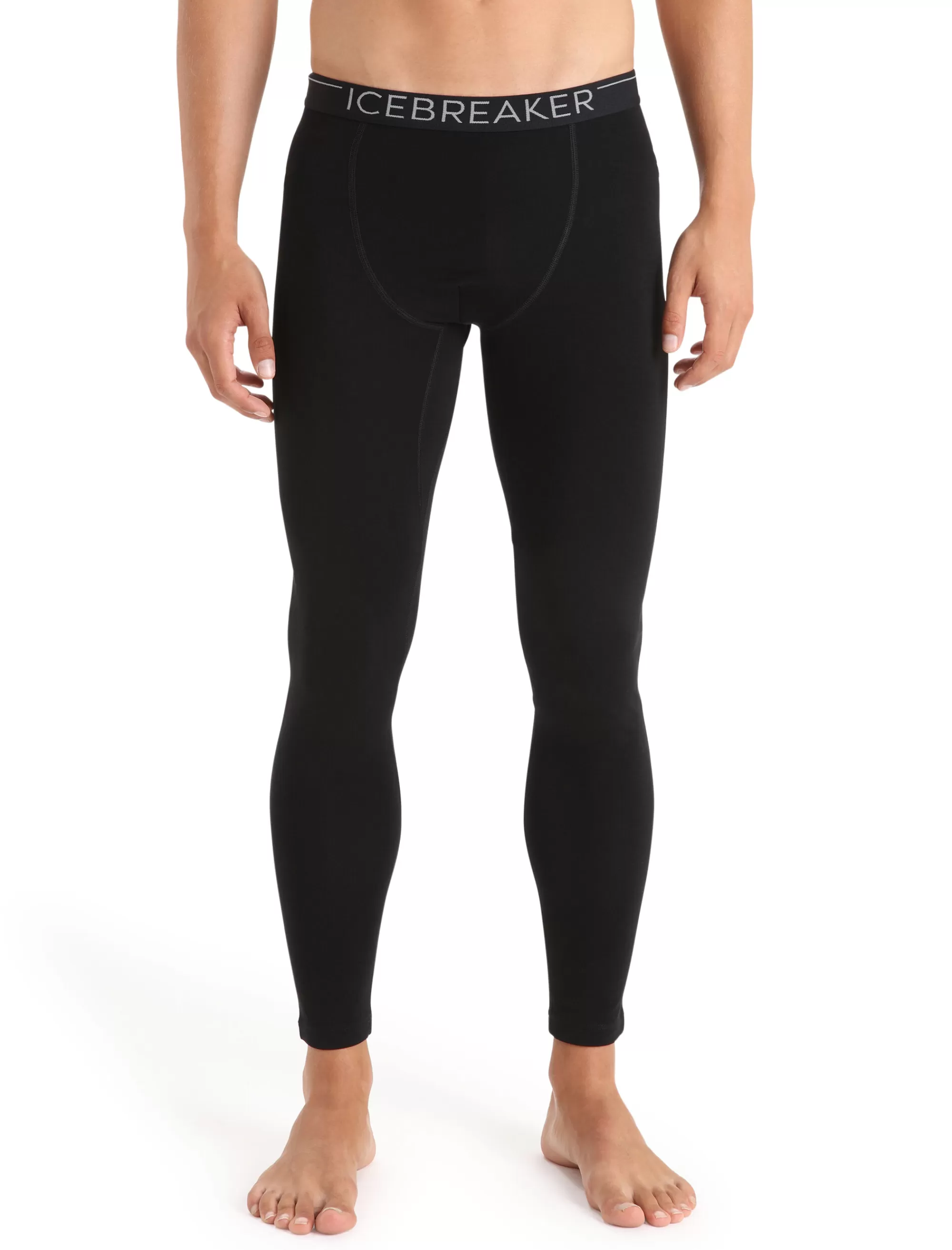 Icebreaker 300 Merinofine™ Legging Thermique Merinos Homme Black Best Sale