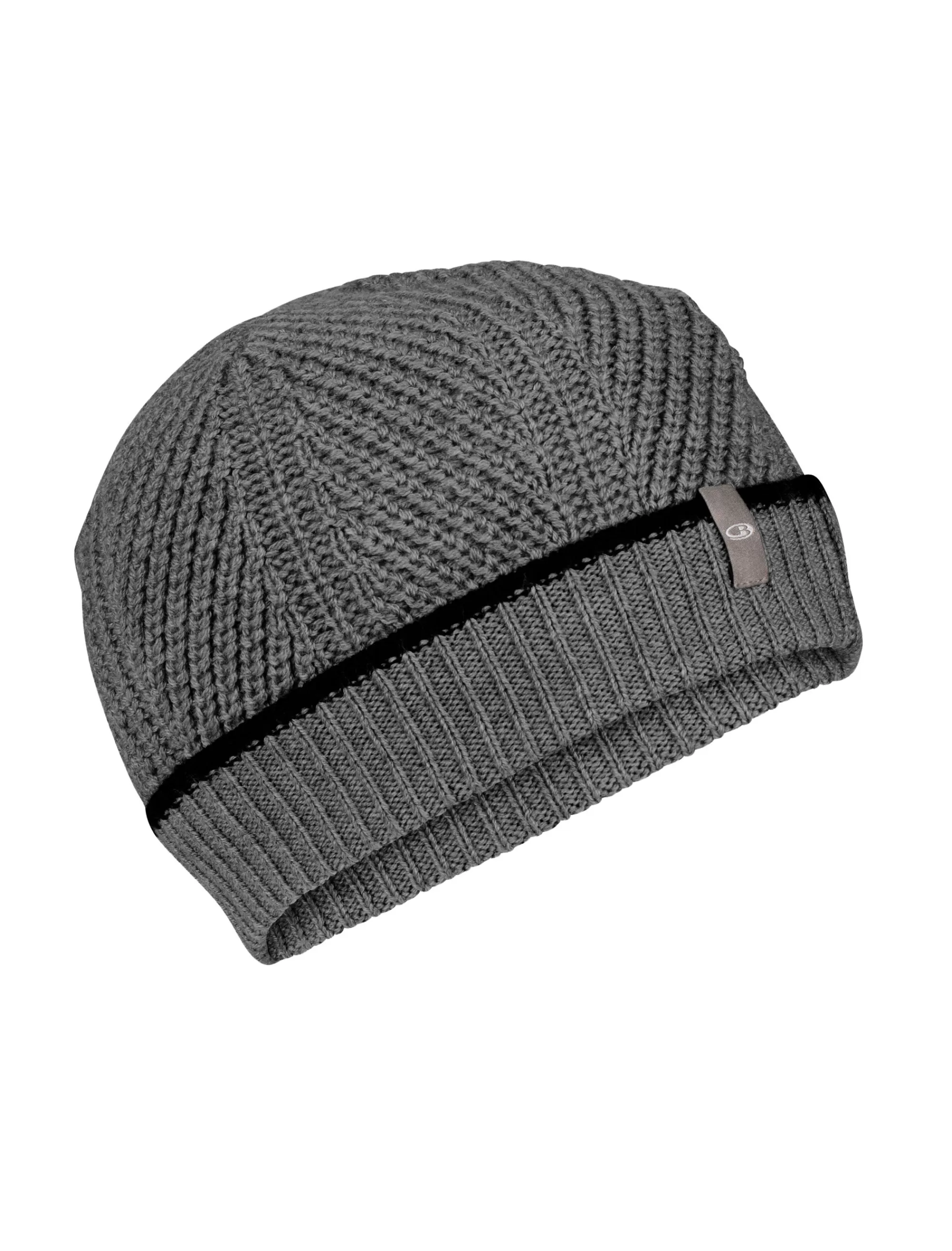 Icebreaker Bonnet Waypoint Unisexe Gritstone Heather/Black Online