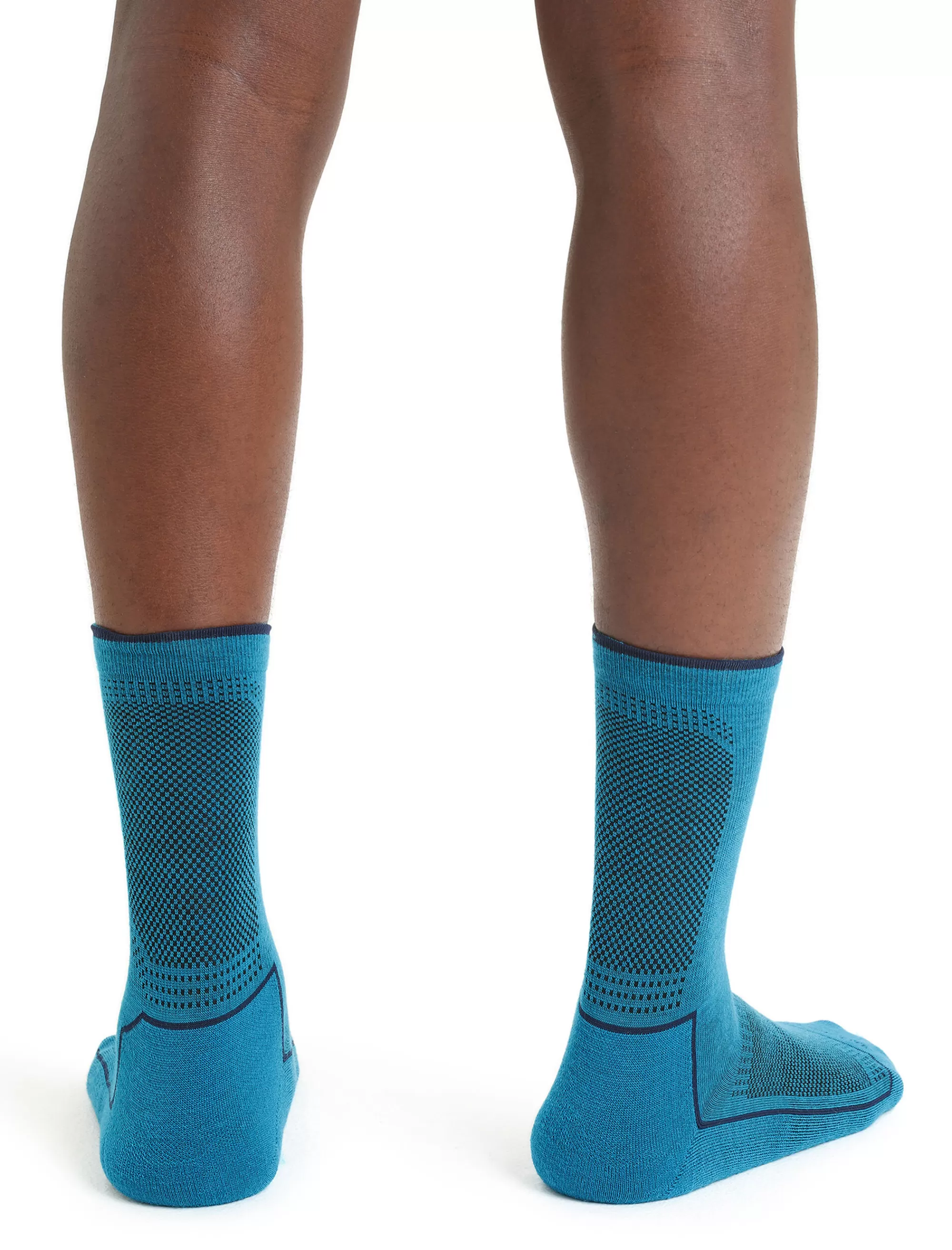 Icebreaker Chaussettes 3/4 Merinos Cool-Lite™ Hike Homme Geo Blue Best