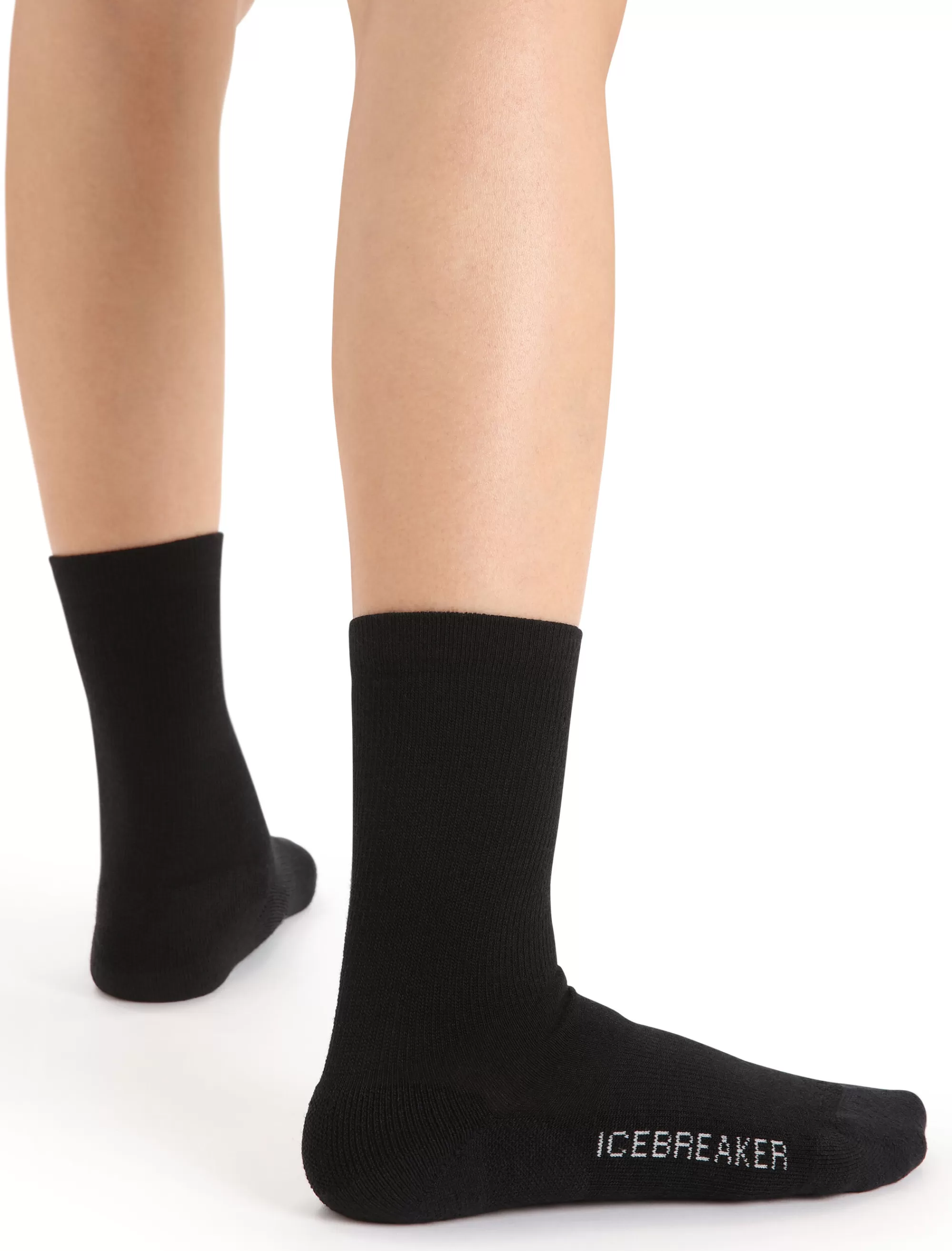 Icebreaker Chaussettes Merinos Grammage Leger Lifestyle Femme Black Shop