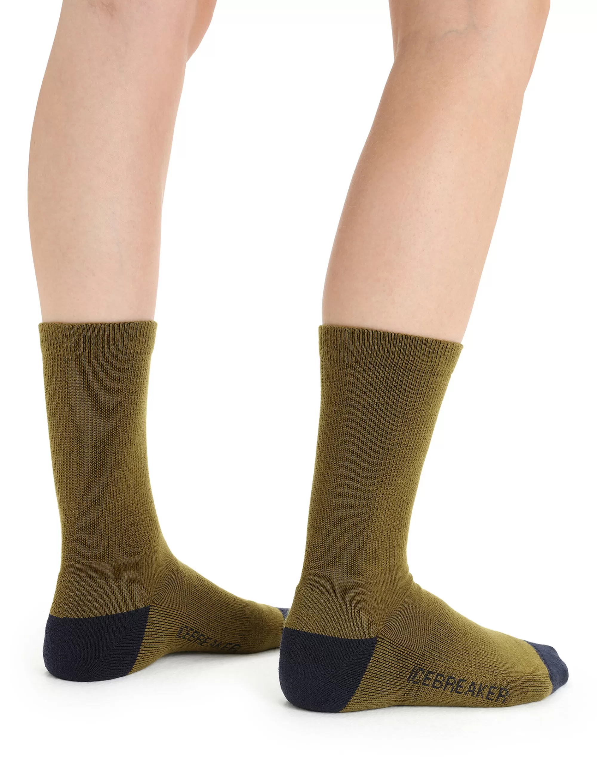 Icebreaker Chaussettes Merinos Grammage Leger Lifestyle Femme Algae/Midnight Navy Hot