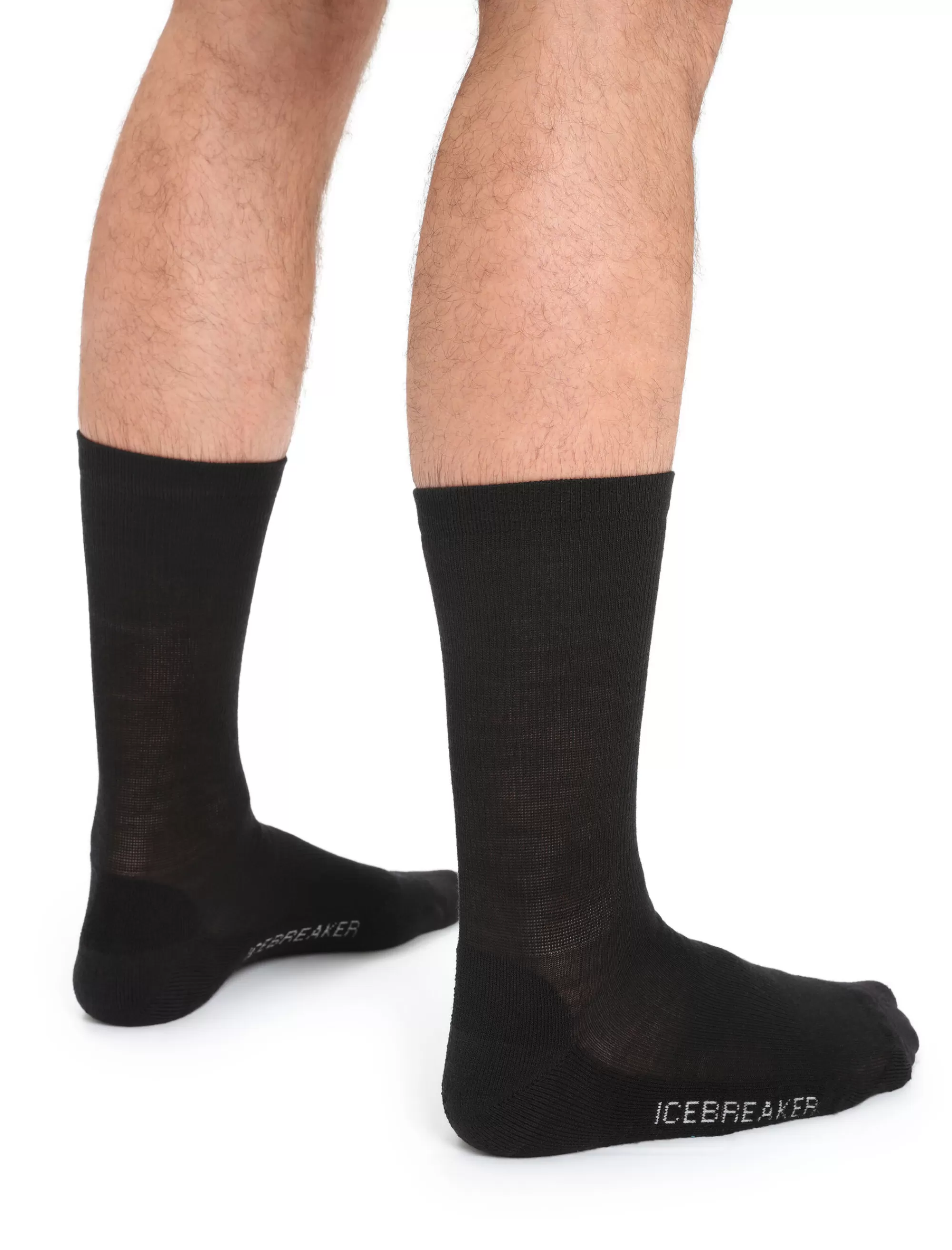 Icebreaker Chaussettes Merinos Grammage Leger Lifestyle Homme Black Shop