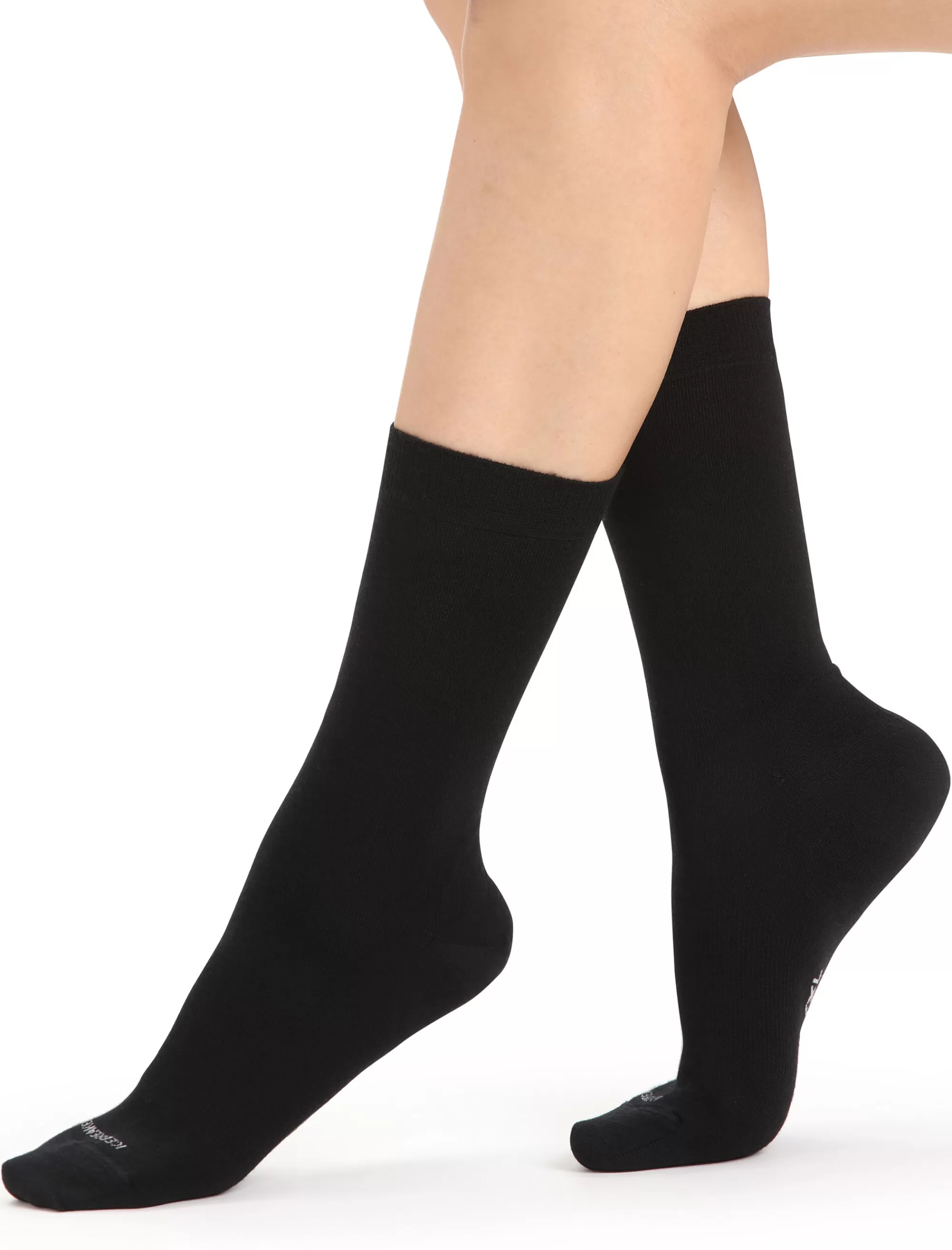 Icebreaker Chaussettes Merinos Jauge Fine Lifestyle Femme Black Cheap