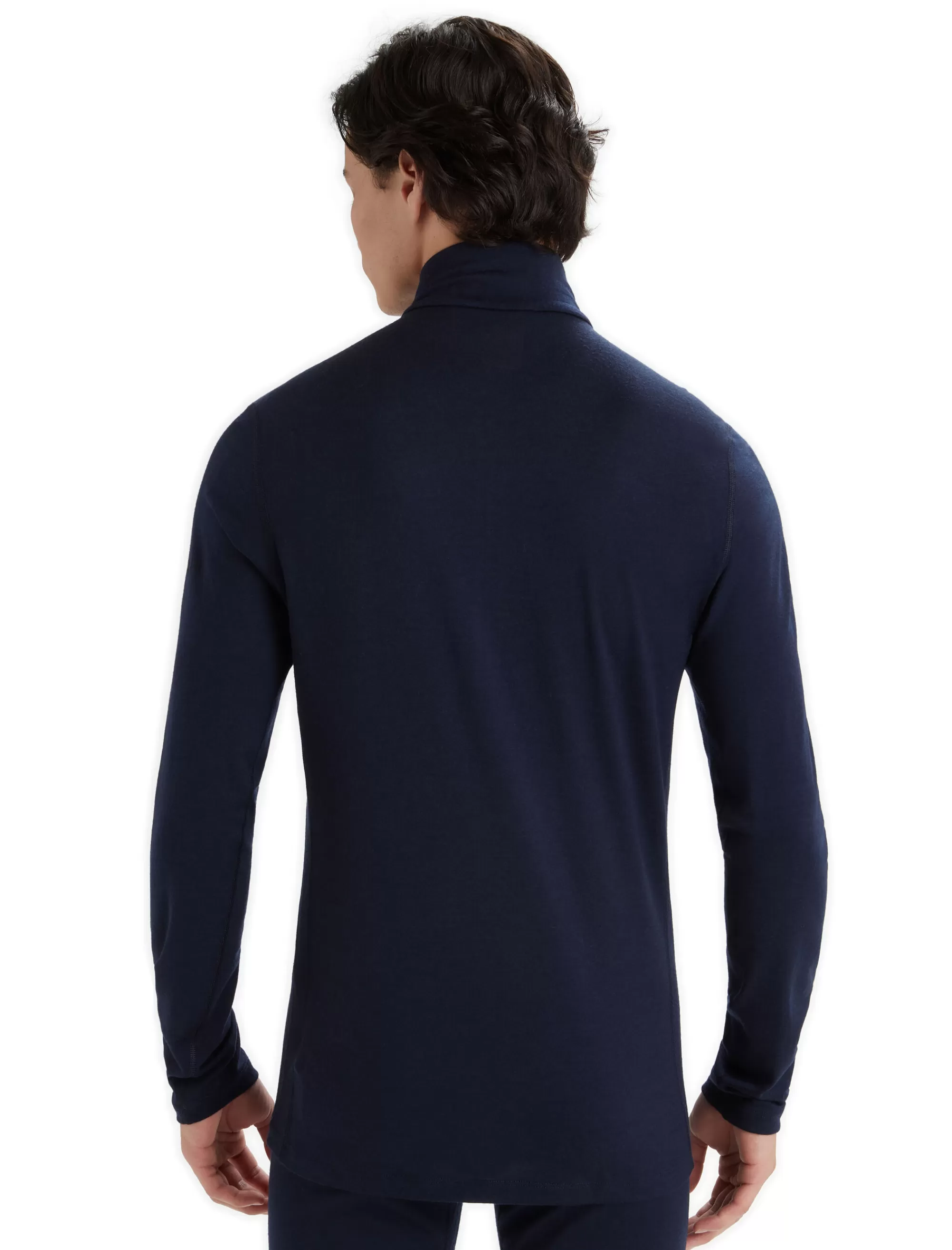 Icebreaker Demi-Zip Thermique Manches Longues Merinos 200 Oasis Homme Midnight Navy Shop