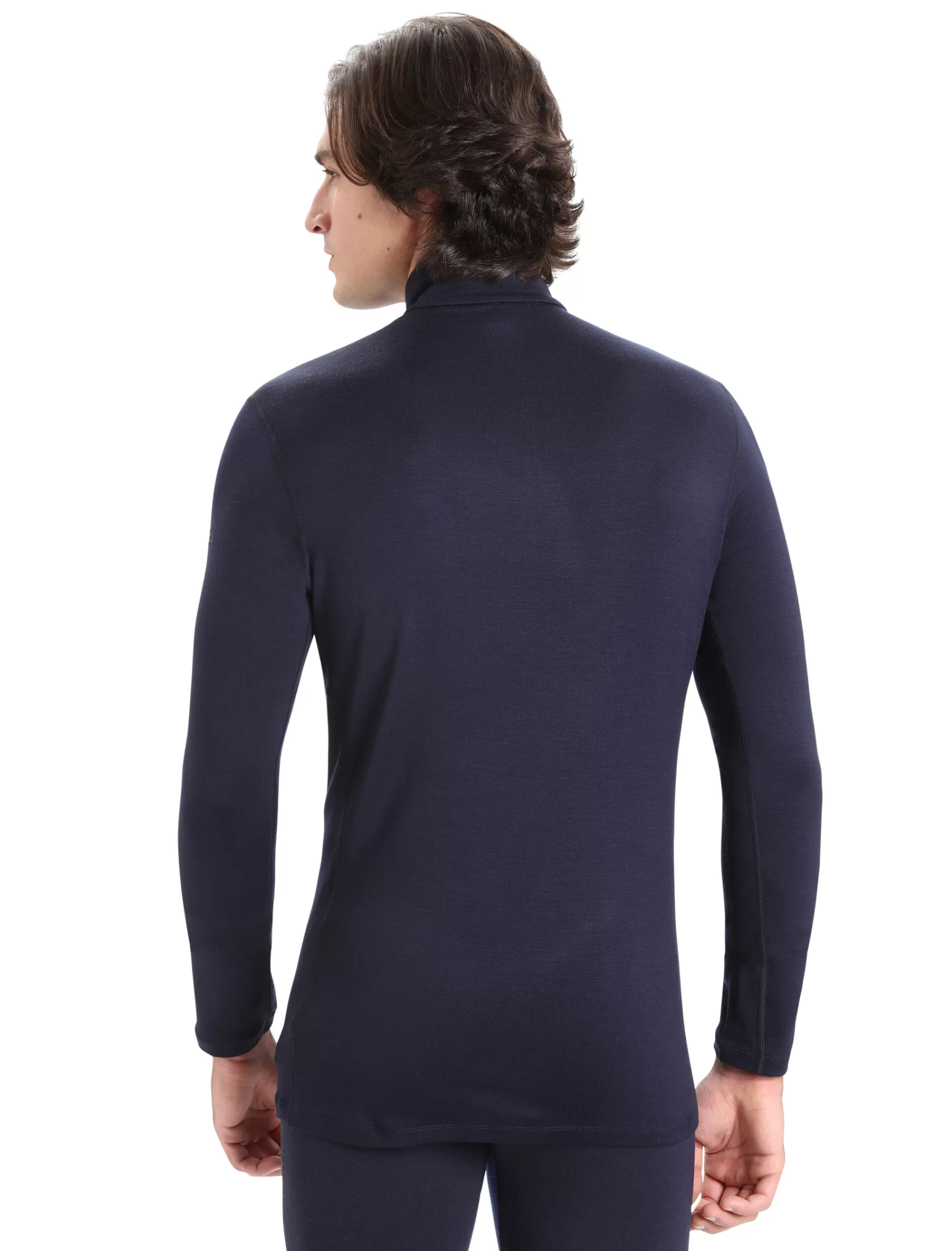 Icebreaker Demi-Zip Thermique Manches Longues Merinos 260 Tech Homme Midnight Navy Sale