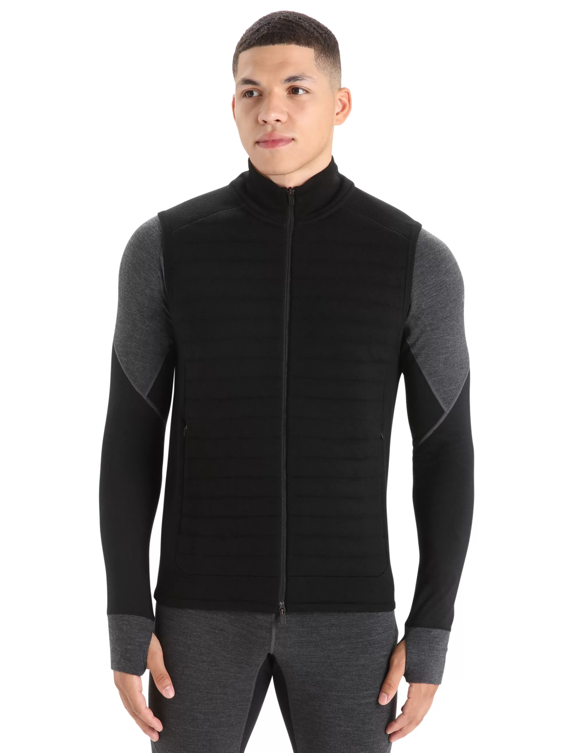 Icebreaker Doudoune Merinos Zoneknit™ Homme Black Flash Sale