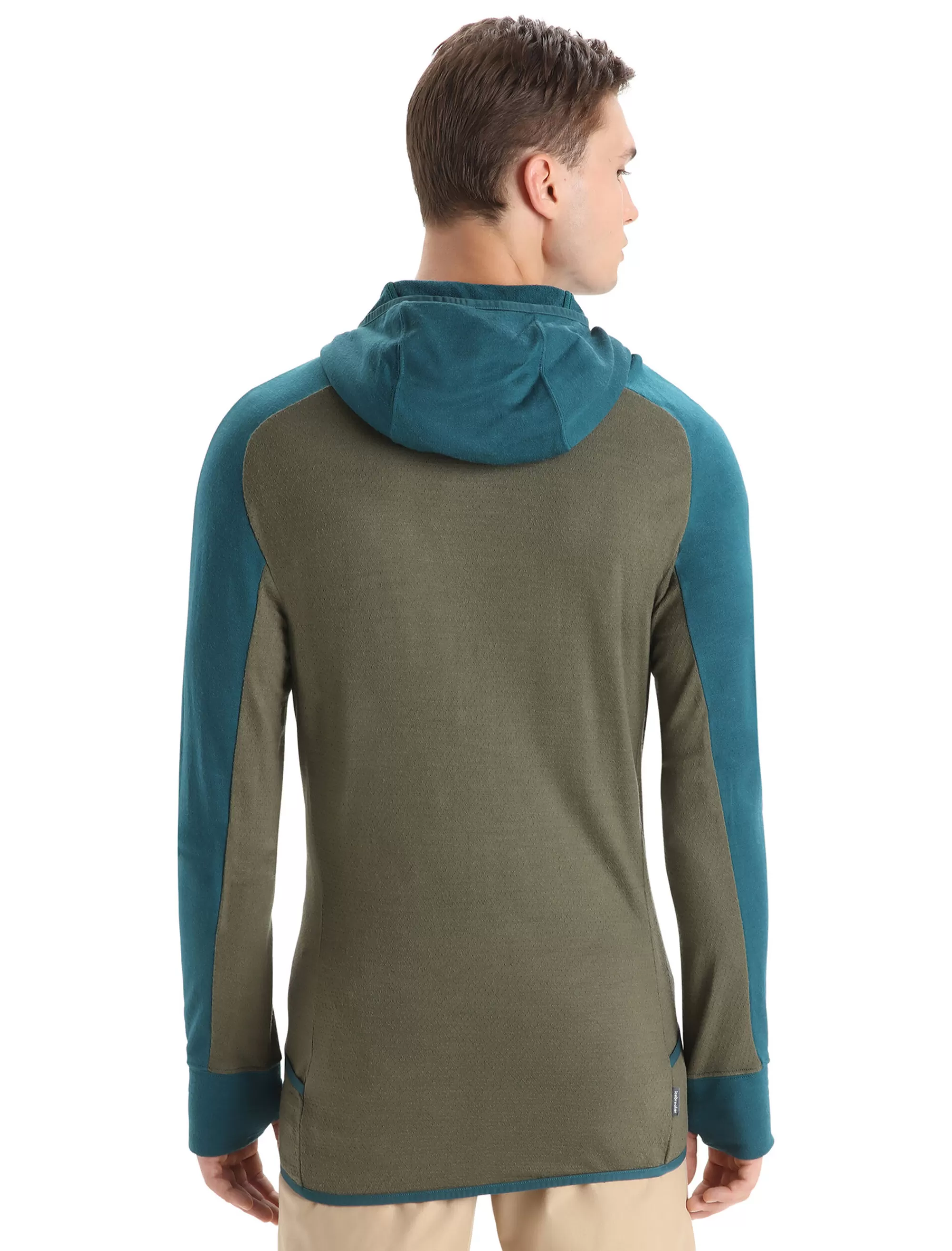 Icebreaker Haut A Capuche Zippe Manches Longues Merinos Zoneknit™ Homme Green Glory/Loden Shop