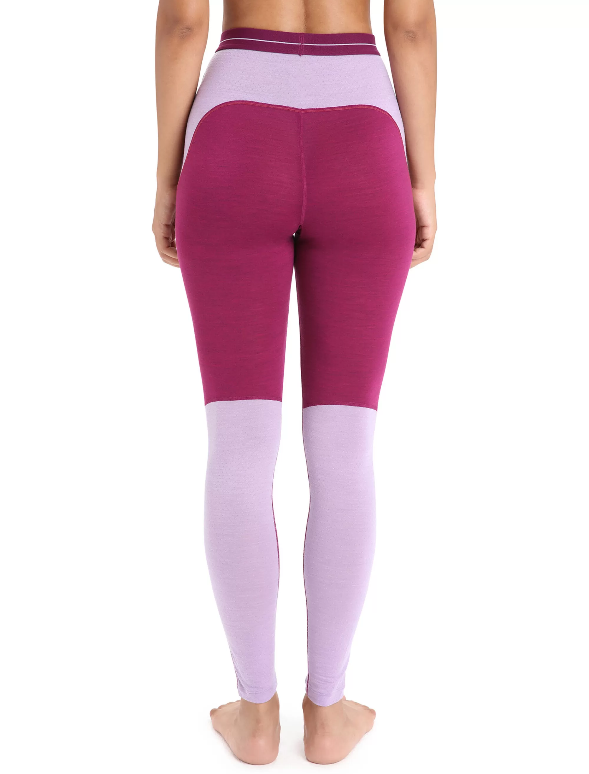 Icebreaker Legging Merinos 125 Zoneknit™ Femme Go Berry/Purple Gaze Flash Sale