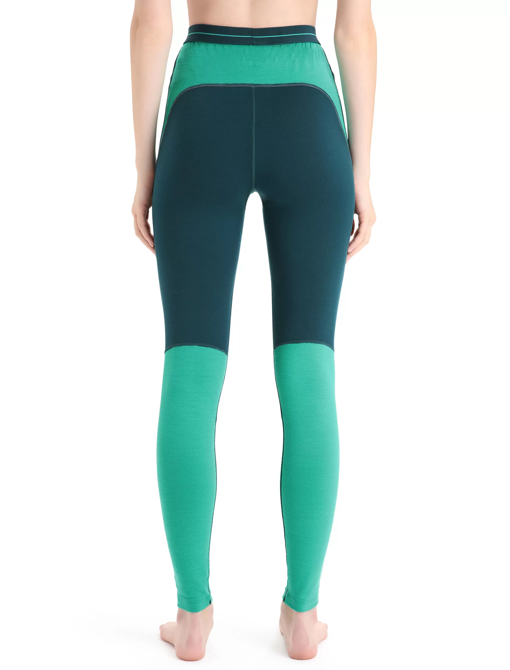 Icebreaker Legging Merinos 200 Zoneknit™ Femme Green Glory/Fresh Cheap