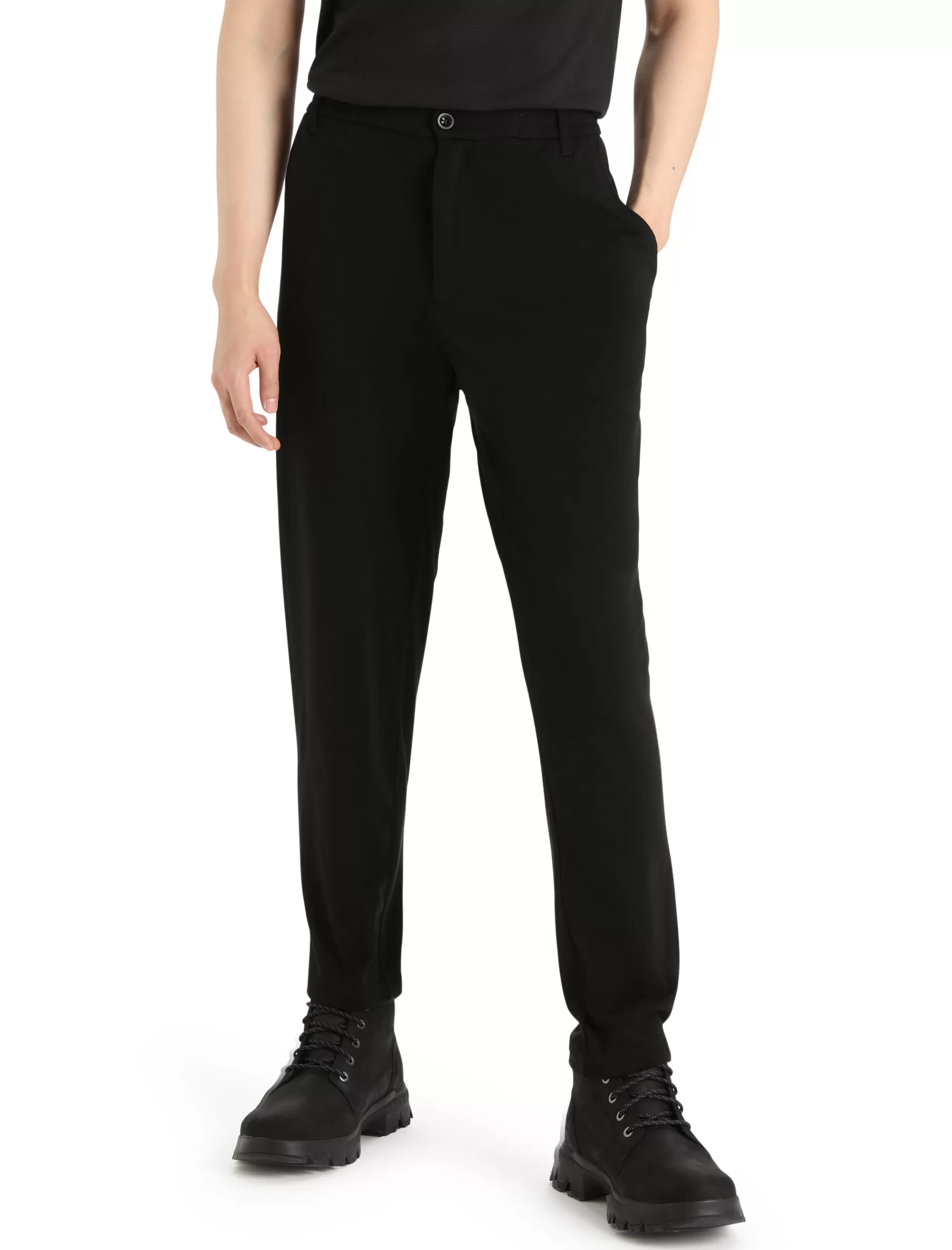 Icebreaker Pantalon Interlock Merinofine™ Homme Black Discount