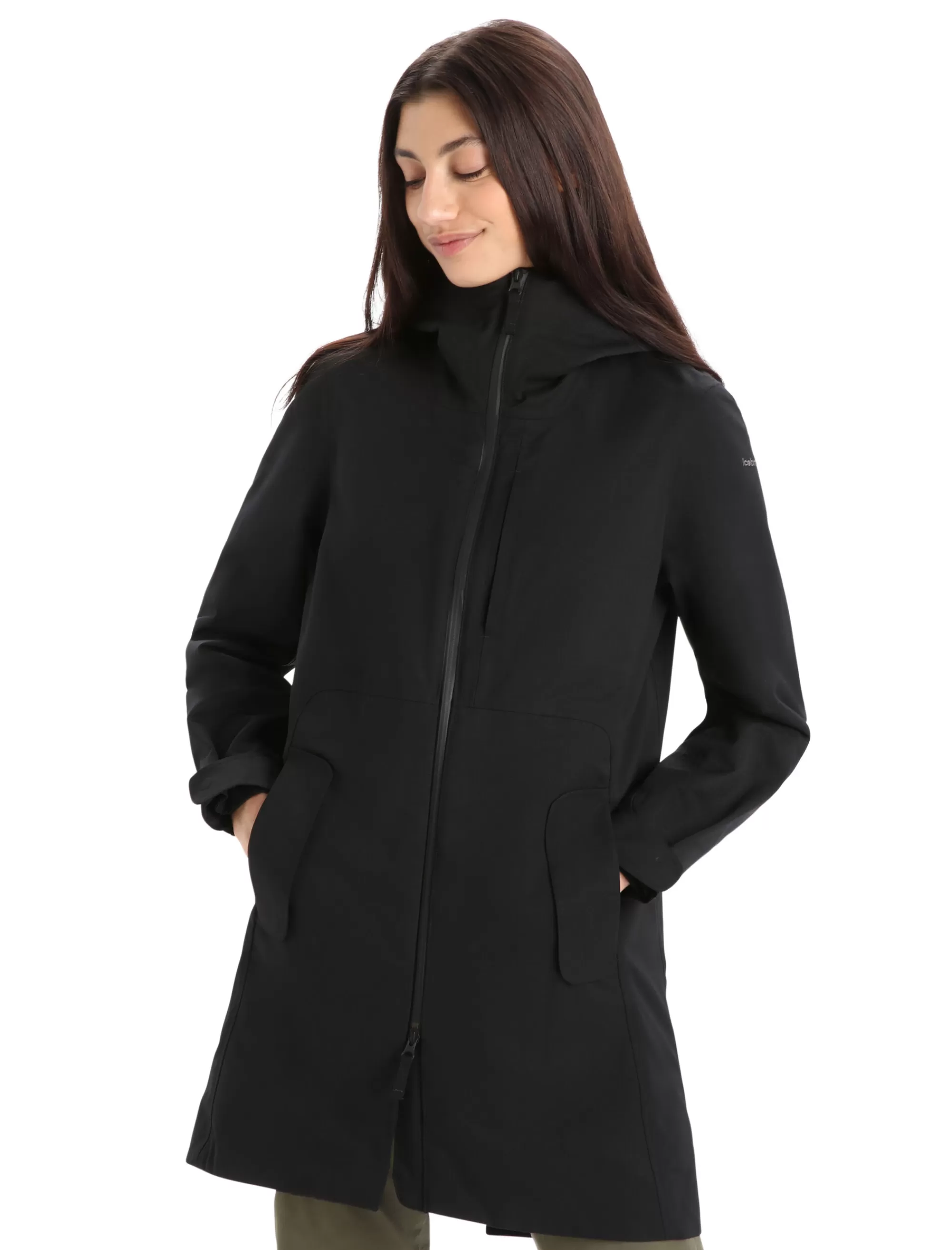 Icebreaker Parka 4-En-1 Merinos Shell+™ City Label Femme Black Hot