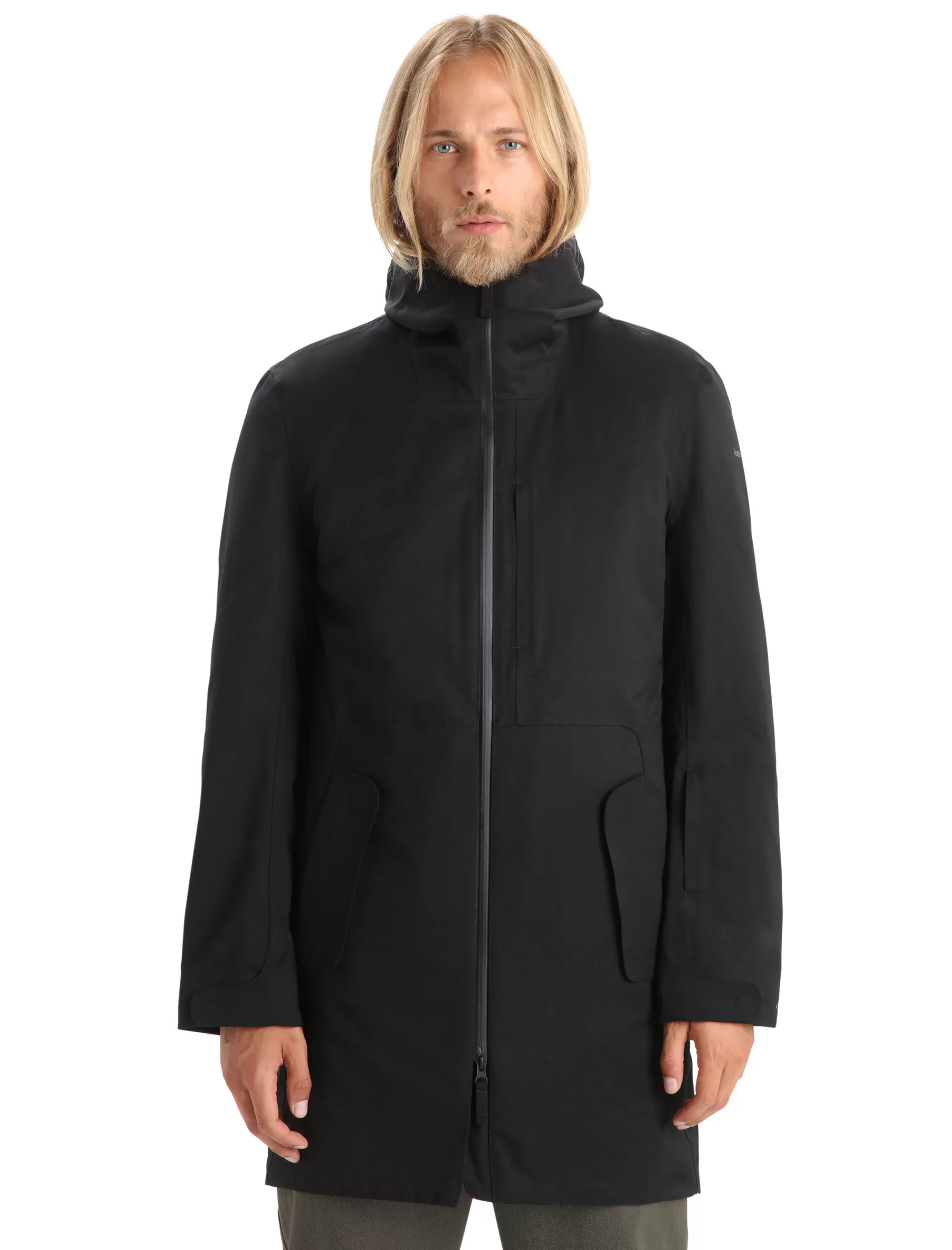 Icebreaker Parka 4-En-1 Merinos Shell+™ City Label Homme Black Clearance