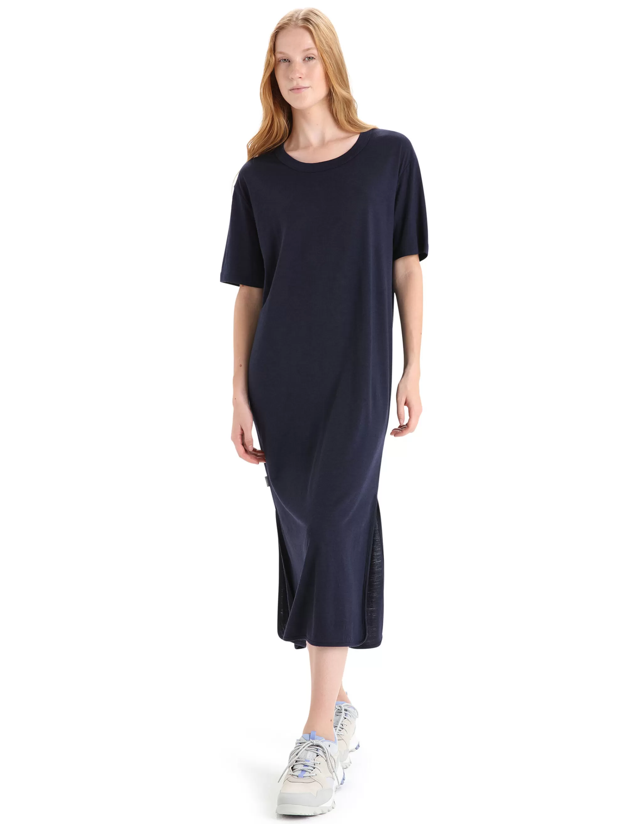 Icebreaker Robe Merinos Granary Femme Midnight Navy Hot