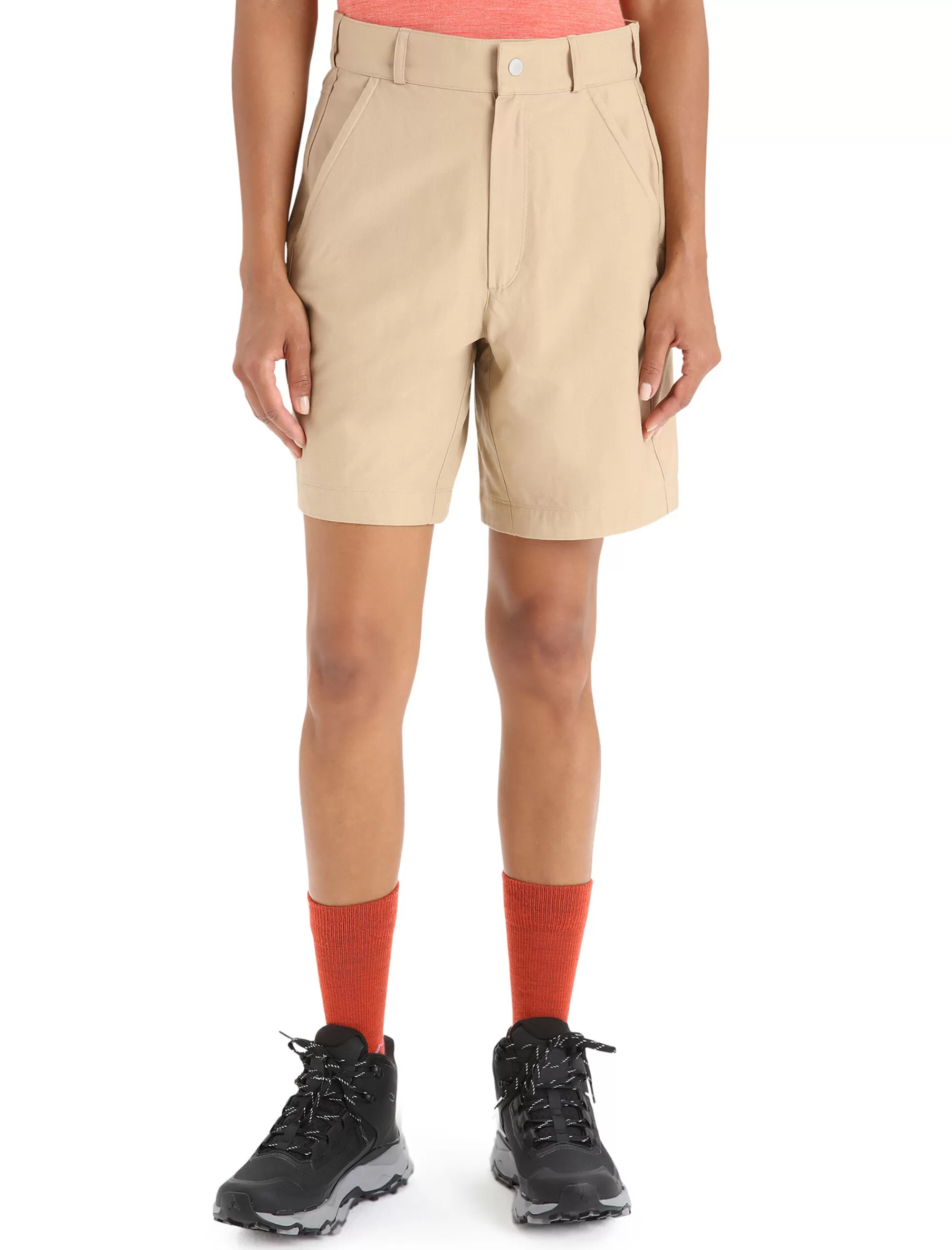 Icebreaker Short Merinos Hike Femme Sand New