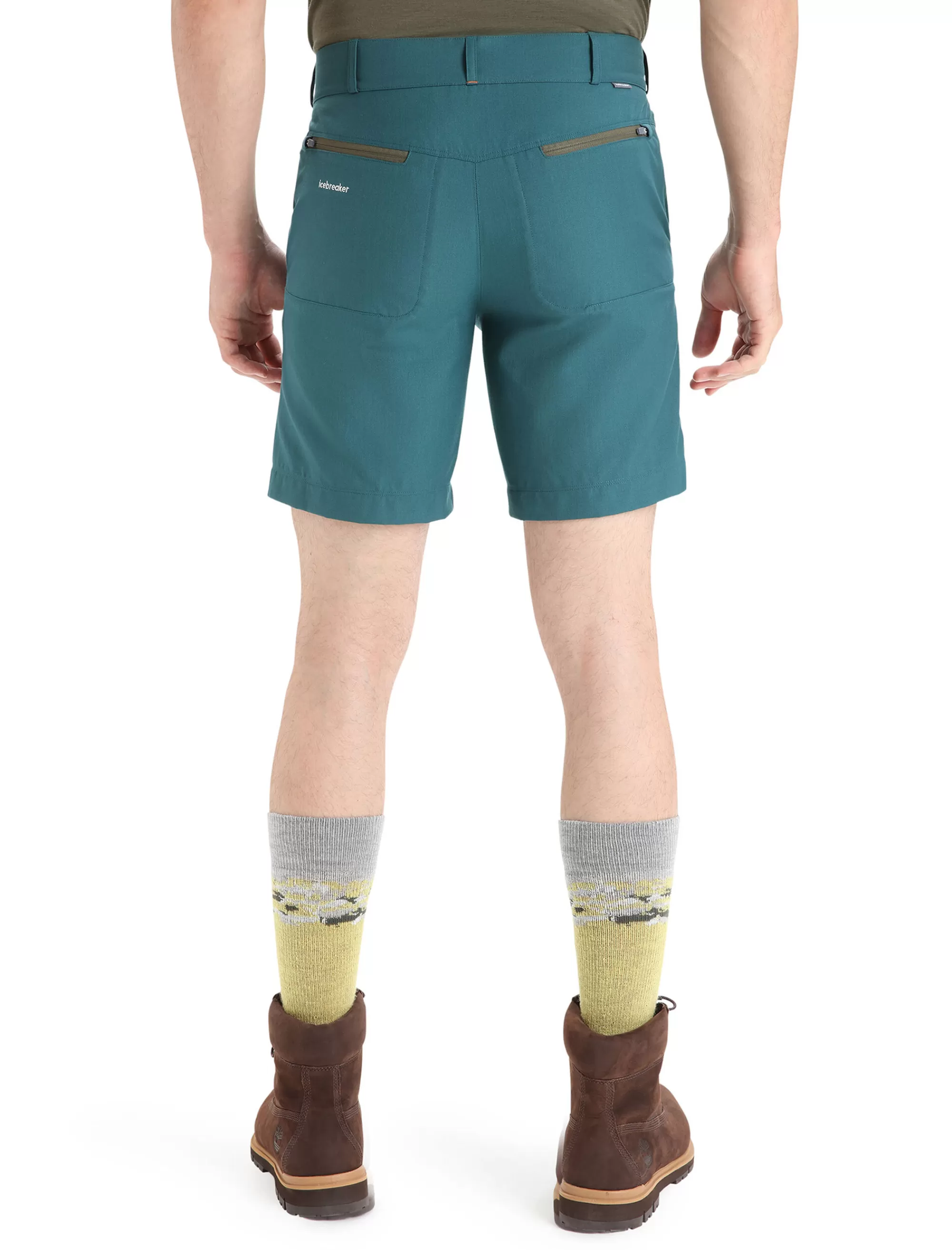 Icebreaker Short Merinos Hike Homme Green Glory Shop