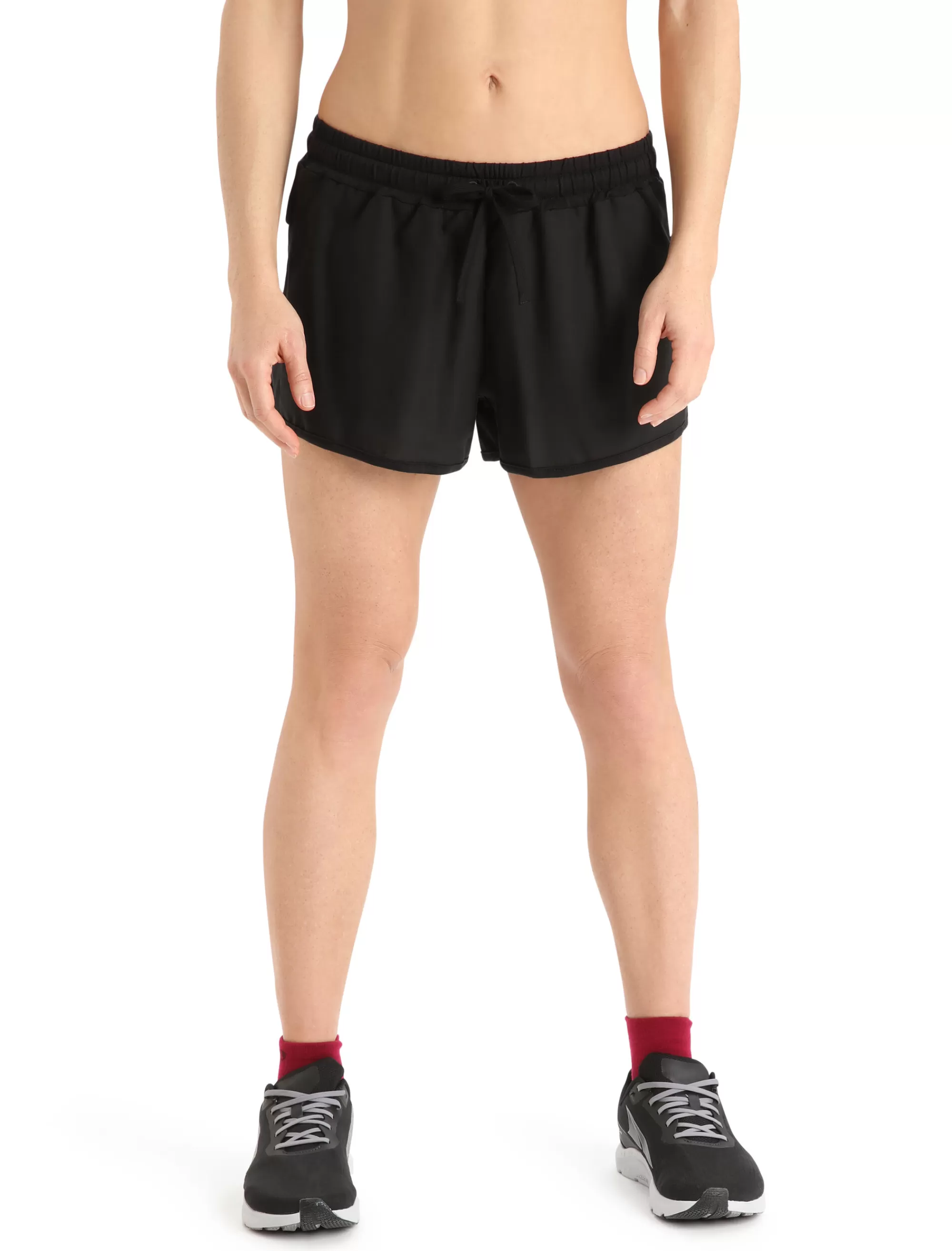 Icebreaker Short Merinos Zoneknit™ Femme Black Cheap