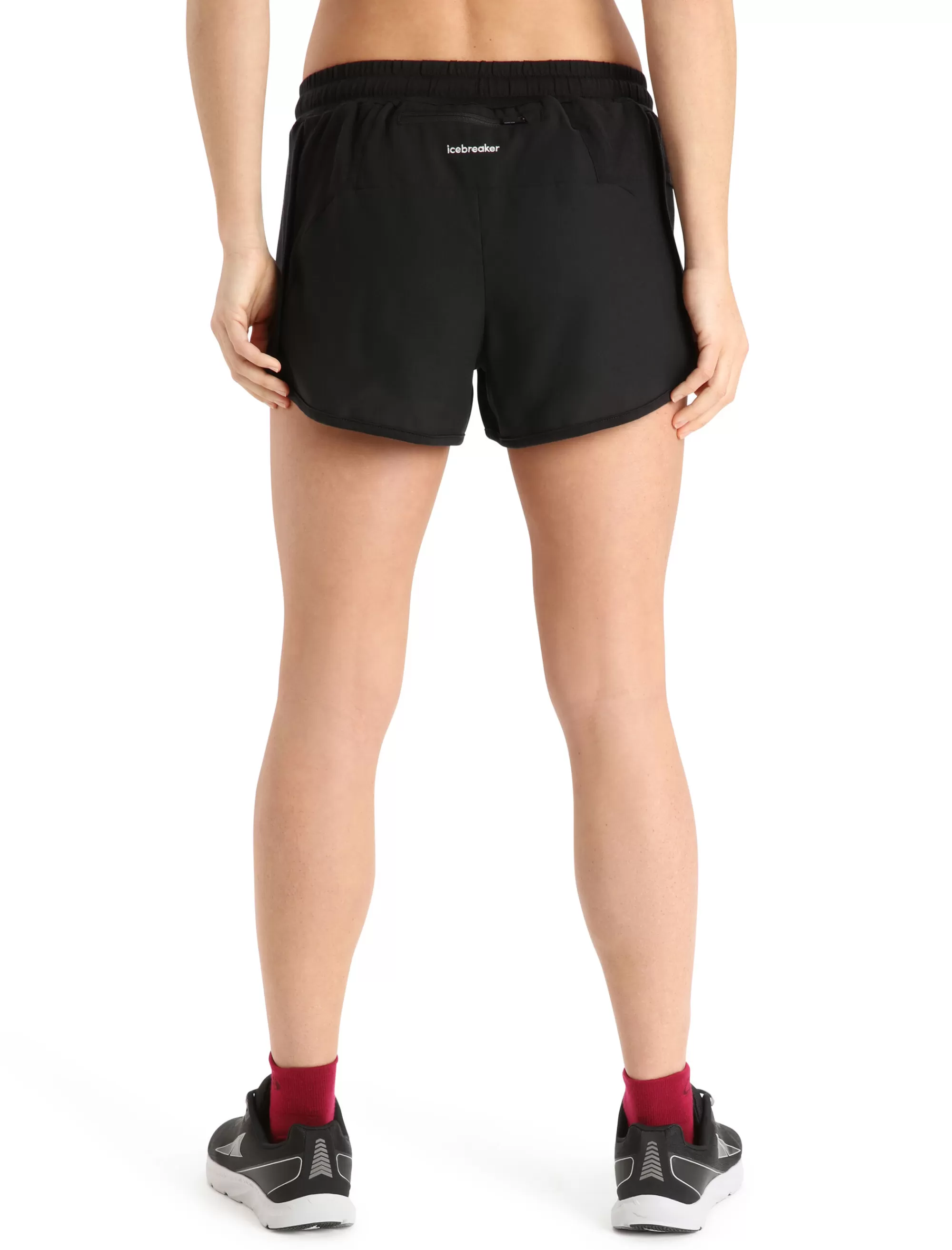 Icebreaker Short Merinos Zoneknit™ Femme Black Cheap