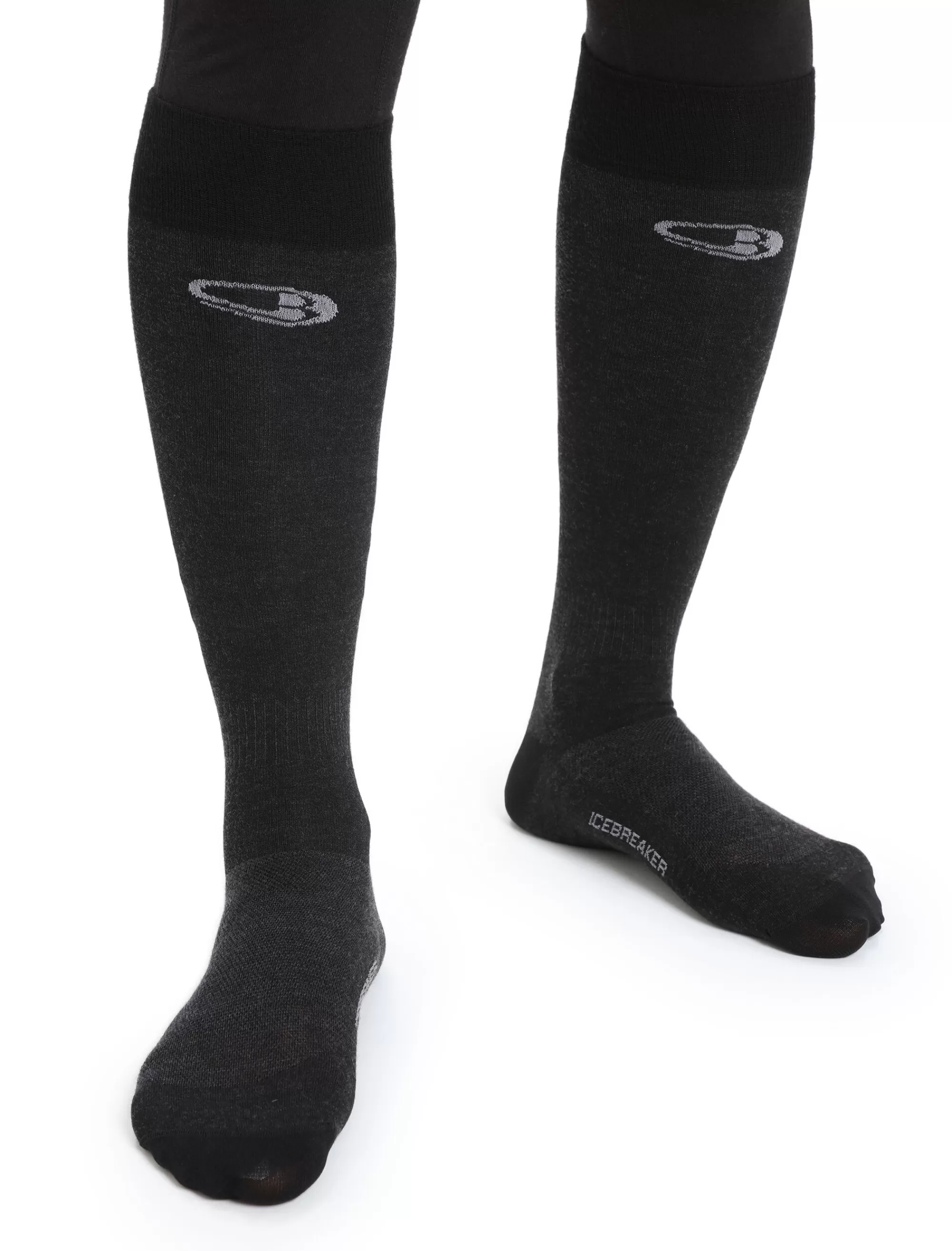 Icebreaker Sous-Chaussettes Hautes Merinos Snow Femme Black Flash Sale