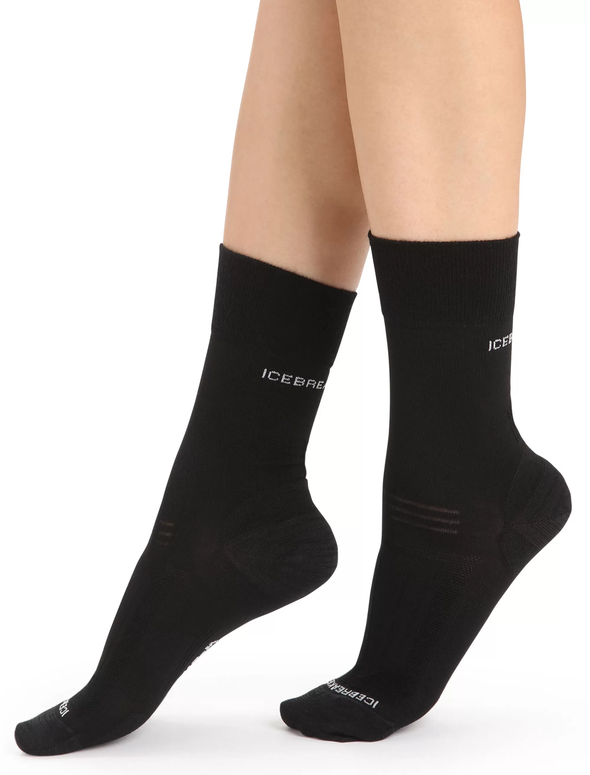 Icebreaker Sous-Chaussettes Merinos Hike Femme Black Discount