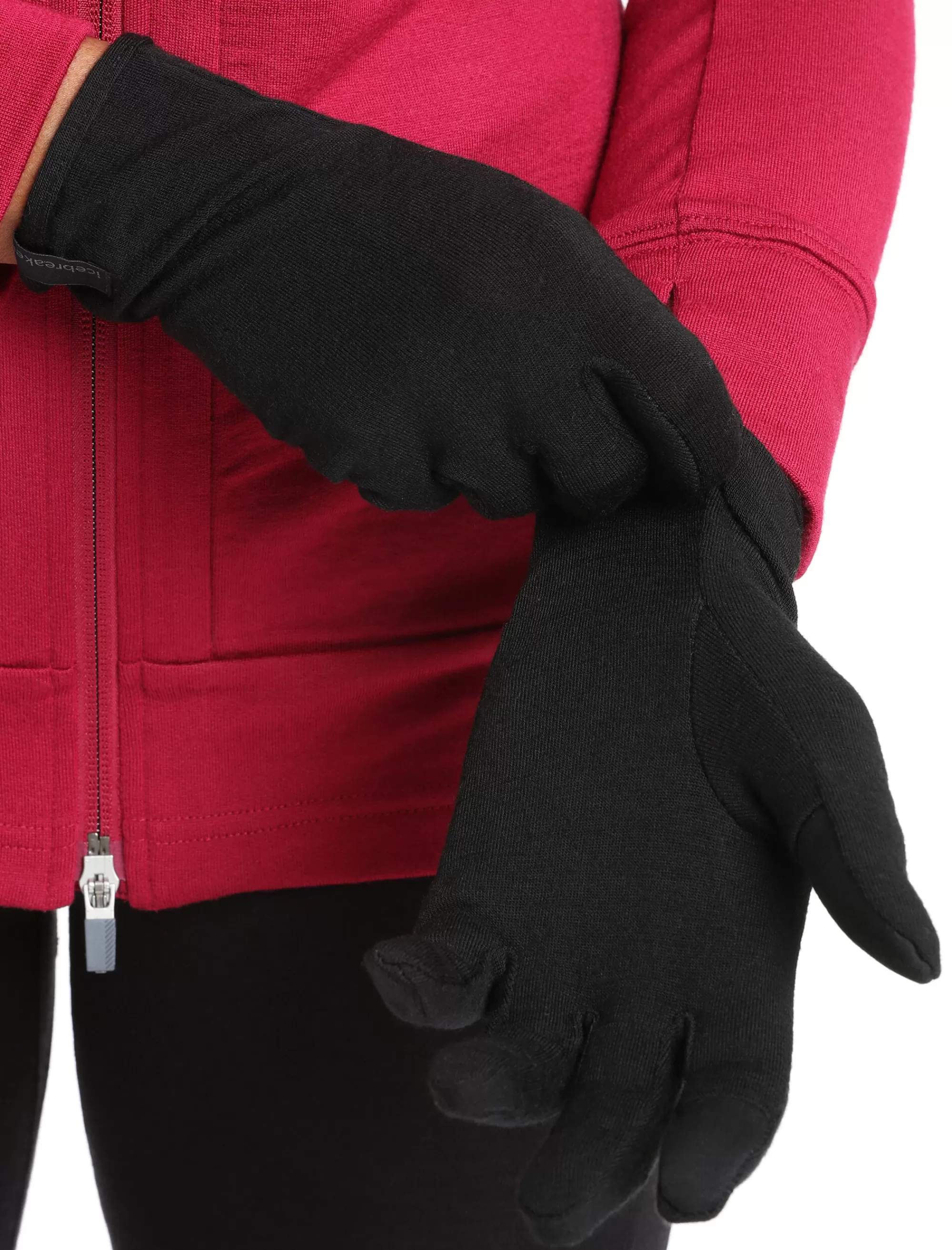 Icebreaker Sous-Gants 260 Tech Unisexe Black Hot