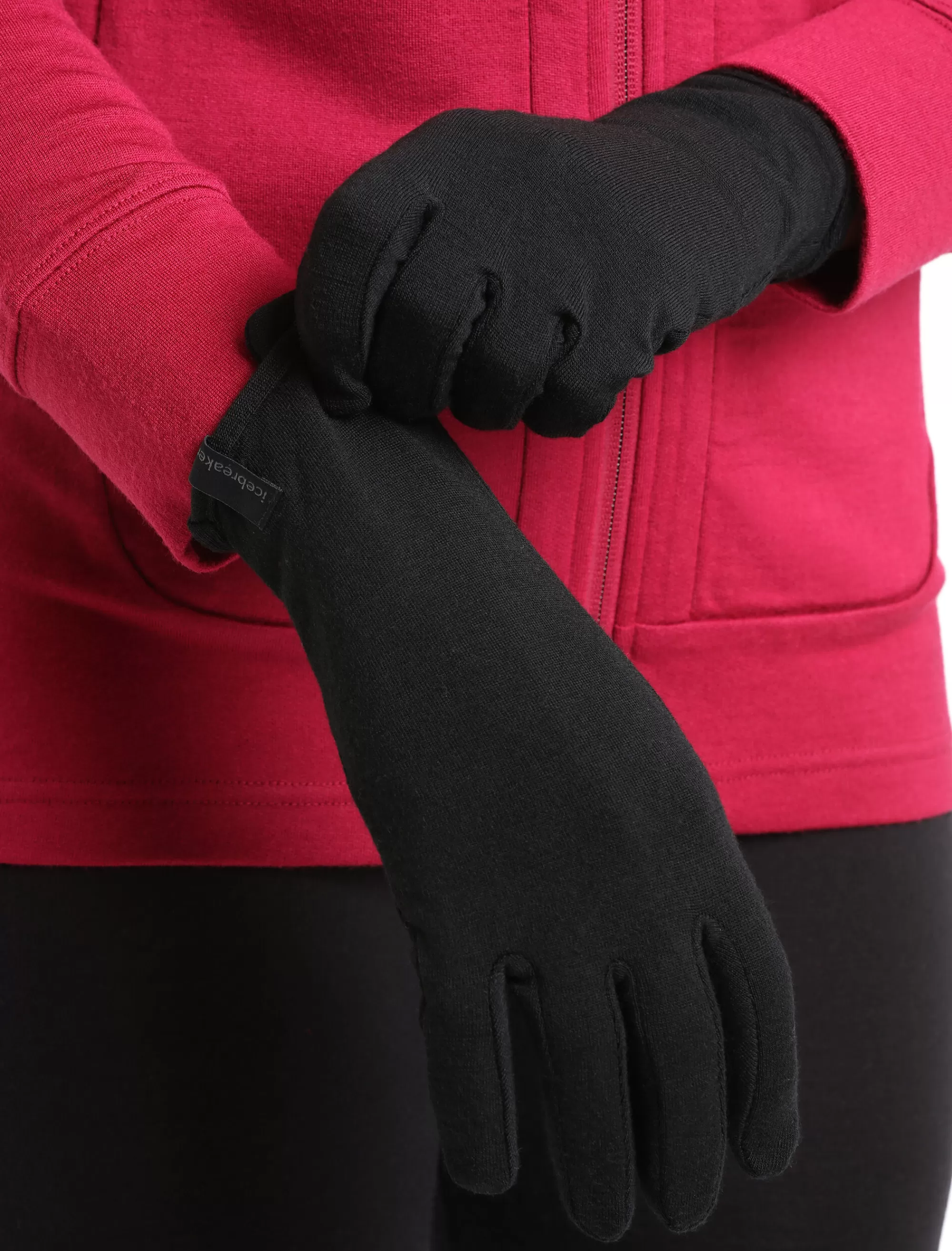 Icebreaker Sous-Gants 260 Tech Unisexe Black Hot