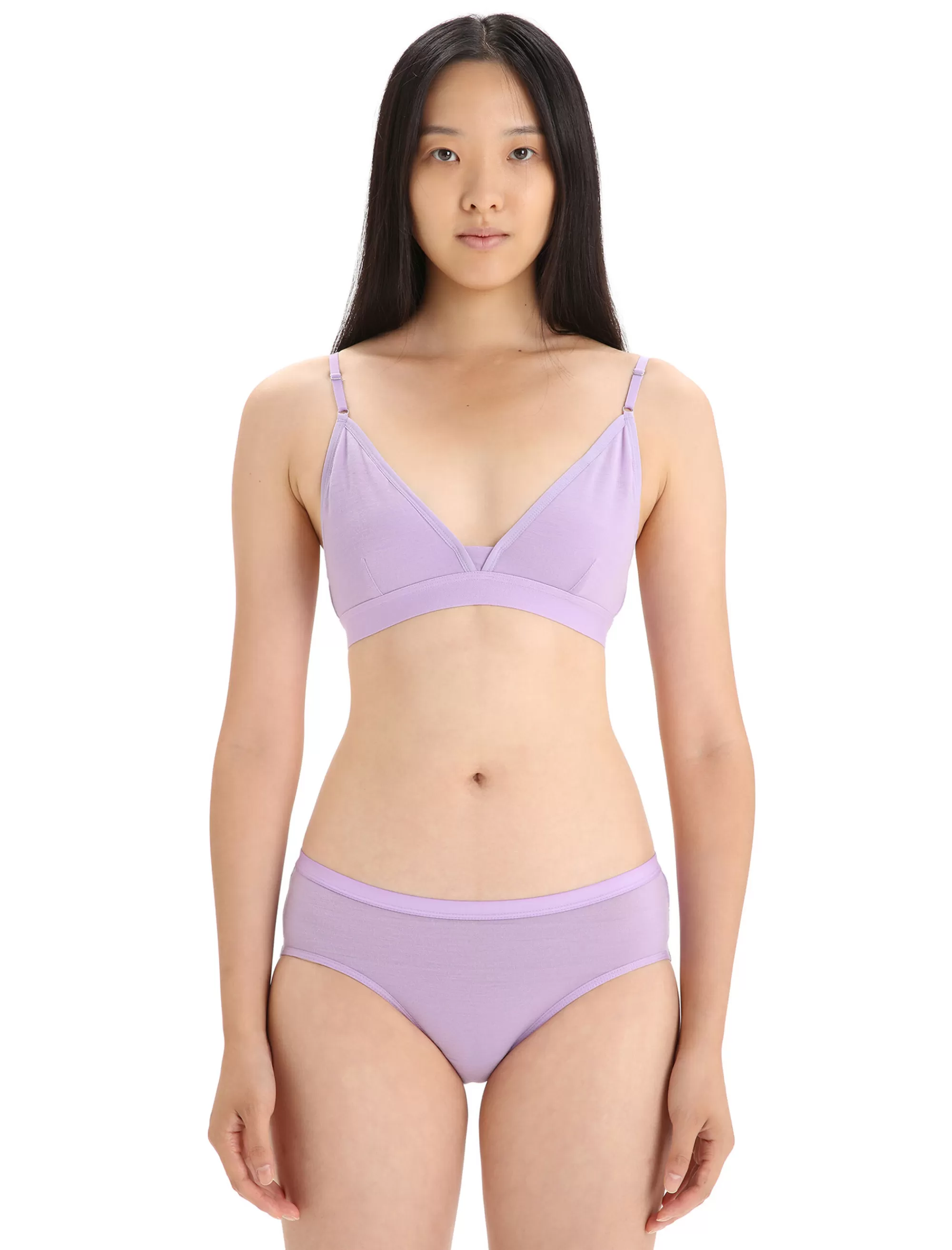 Icebreaker Soutien-Gorge Merinos Siren Femme Purple Gaze Online