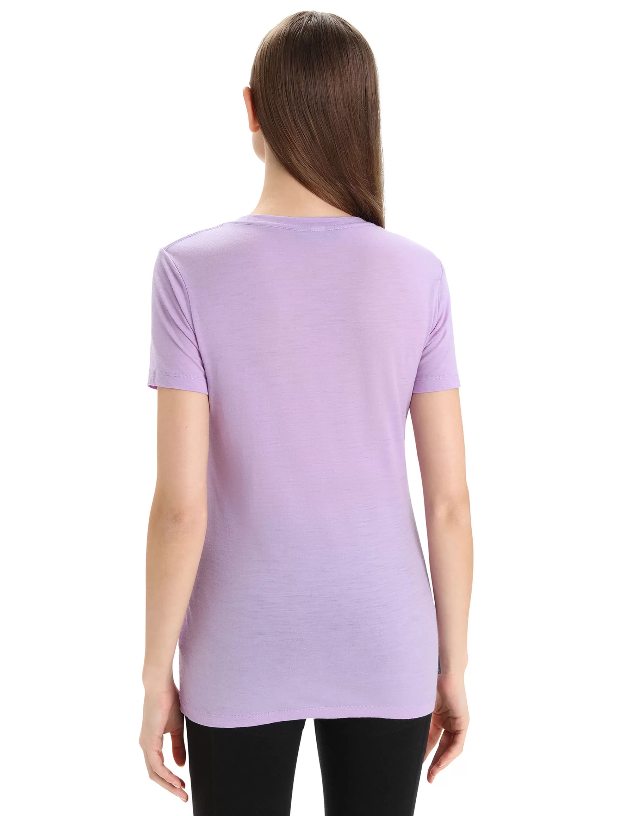 Icebreaker T-Shirt Manches Courtes Merinos Tech Lite Ii Femme Purple Gaze Cheap