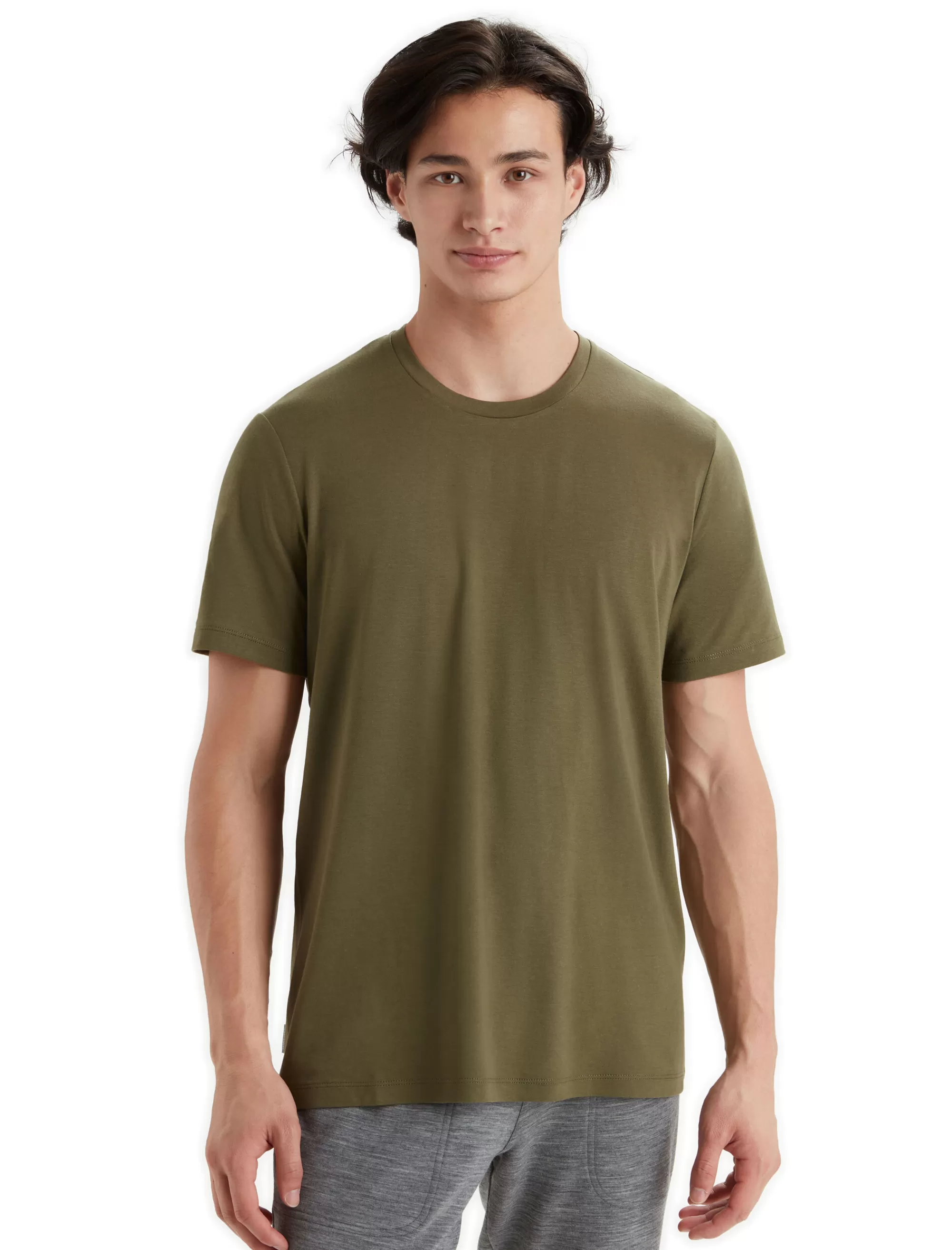 Icebreaker T-Shirt Manches Courtes Tencel™ Coton Homme Loden New