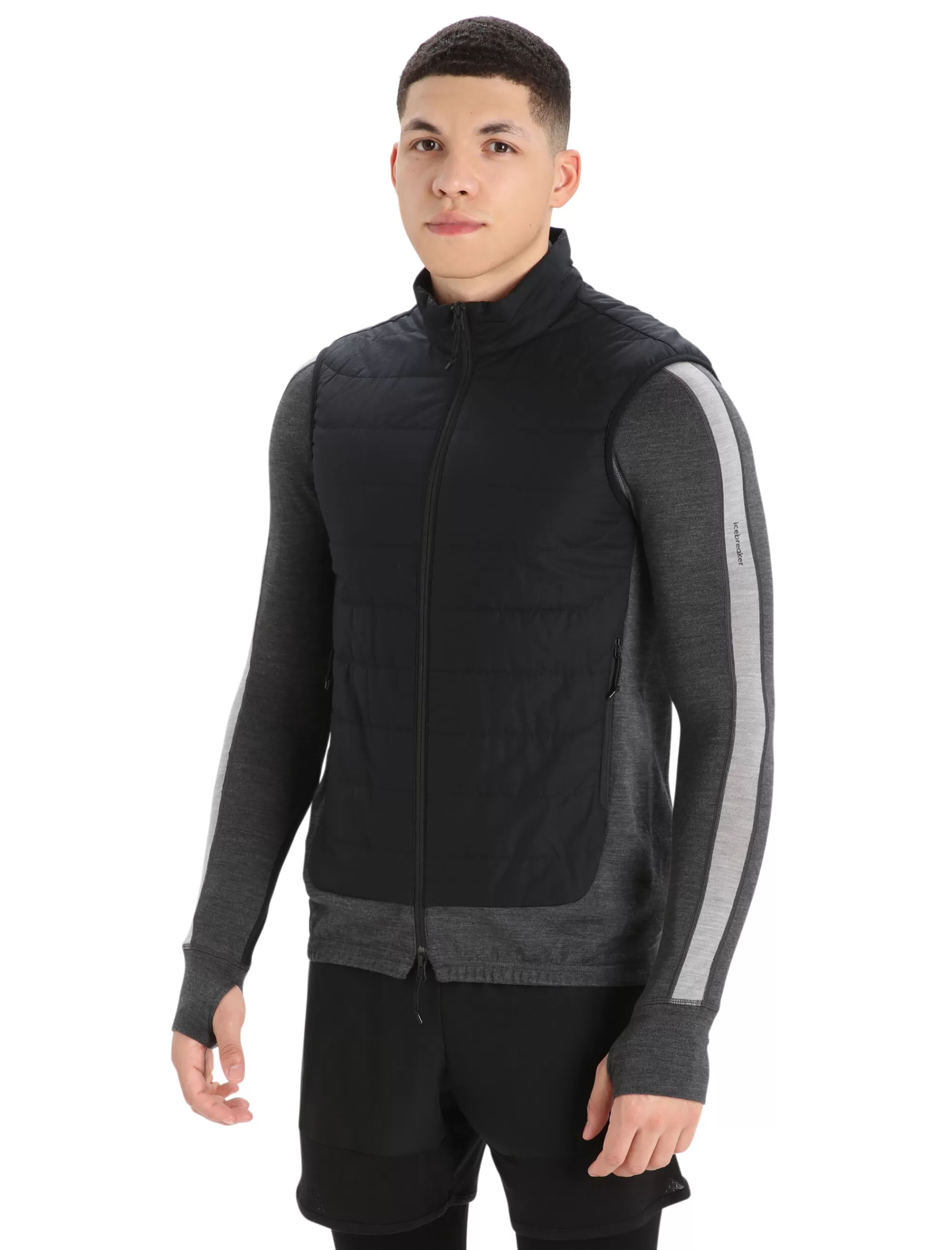 Icebreaker Veste Sans Manches Merinoloft™ Homme Black/Jet Heather Store